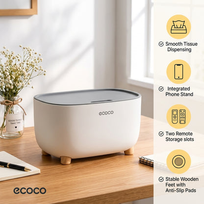 Ecoco Premium Multipurpose Desktop Tissue Dispenser and Organizer