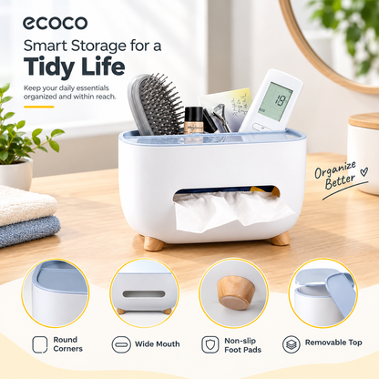 Ecoco Premium Multipurpose Desktop Tissue Dispenser and Organizer